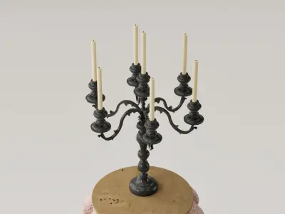 PORTA VELAS - CANDELABRO GRANDE 3D print model
