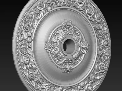 Ceiling Relief 3   3D model 3D print model