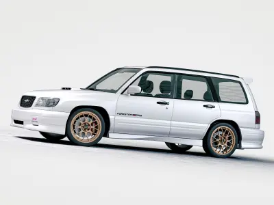 Subaru Forester STI SF5 2001 3D model