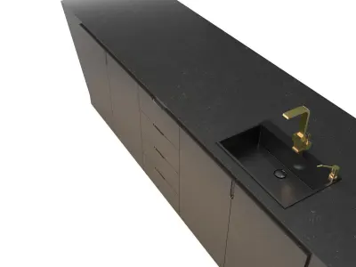 Modern Kitchen 3D model