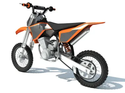 Off-road Motorcycle Motocross 3D model