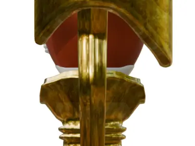 3D AMERICAN FOOTBALL TROPHY  PRINT READY 3D print model