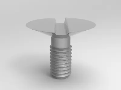Screw Table 3D model
