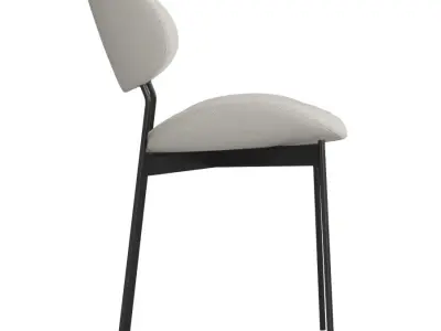 LUZ  Chaise en tissu By more 3D model