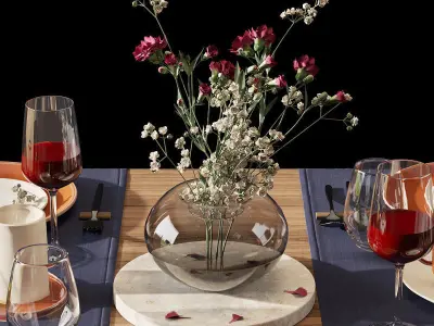 TABLEWARE set R2 3D model