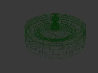 Roulette Spin Low-poly 3D model