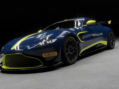 Aston Marin Vantage GT4 3D model