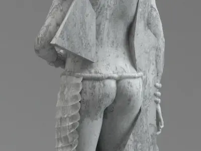 Statue ancient hariti 3D model