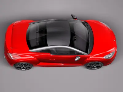 Peugeot RCZ R 2014 3D model