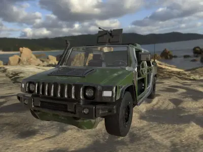 Maung Tactical Vehicle 3D model