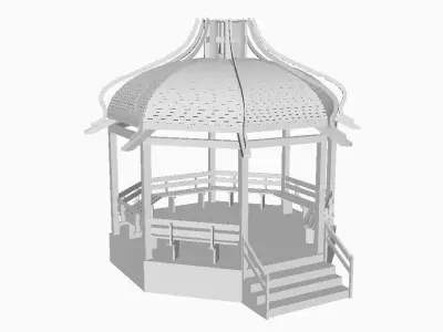 RoyalPavilion gazebo 3D model