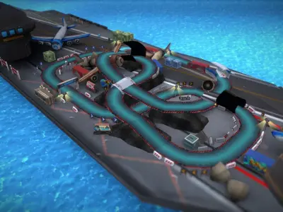 V5 Island USS Low-poly 3D model