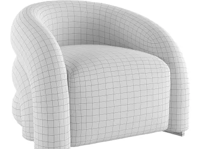 Armchair Hugo 3D model