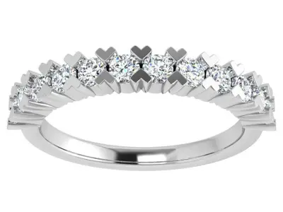 Diamond Band Ring 4389 3D print model