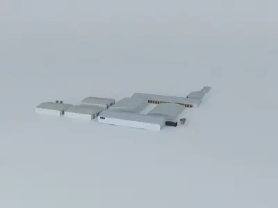 P26O and IPS Logistics Warehouses Free 3D model