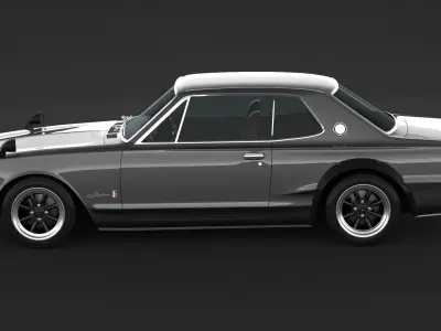 Nissan Skyline GT-R 3D model