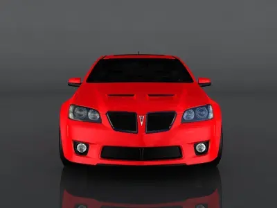 Pontiac G8 GXP Low-poly 3D model