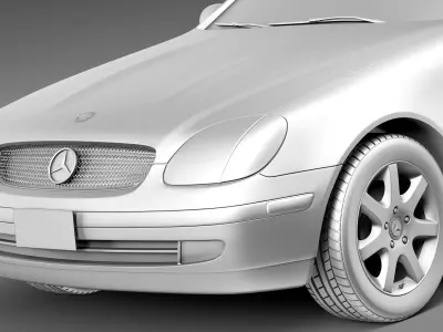 Mercedes-Benz SLK R170 1996-2004 3D model