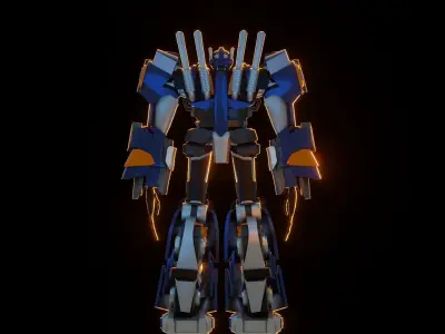 Transformers Prime  Sentinel Prime Free low-poly 3D model