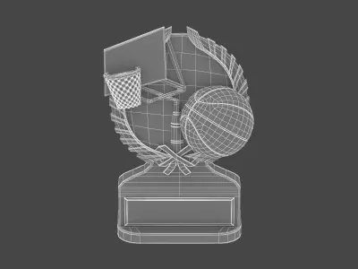 Basketball Trophy 3D model