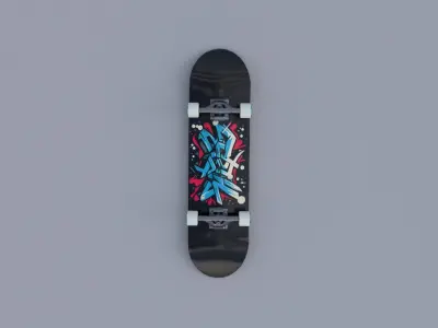 Skateboard 3D model