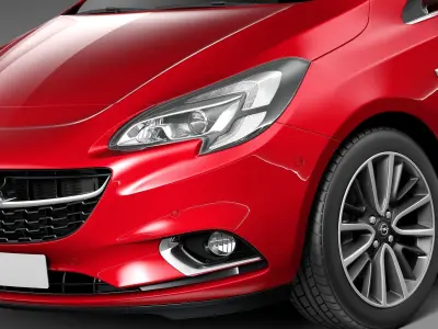 Opel Corsa 5-door 2015 3D model