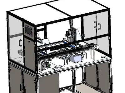 Parts welding machine and soldering machine 3D model