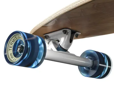 Longboard Termit Pin Tail 2 3D model