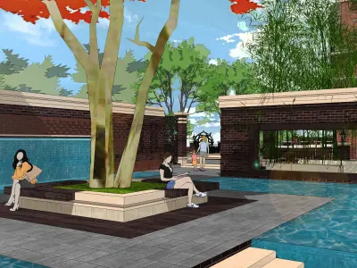 British Demonstration Area 3D model