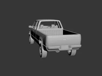 Chevrolet C-K 4th Gen Extended Cab  3D print model