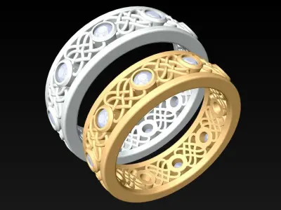 Wedding Rings - N110440 3D print model