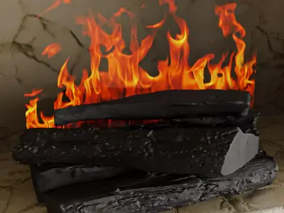 fire place 3D model