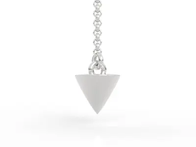  Geometric Triangle Pendant Free 3D print model