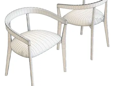 Crate and Barrel - Cullen Dining Chair 3D model
