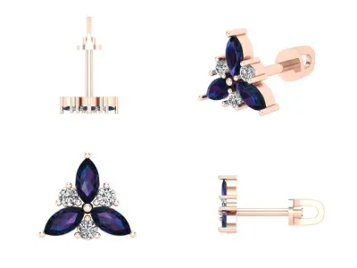 Earrings n 69 3D print model