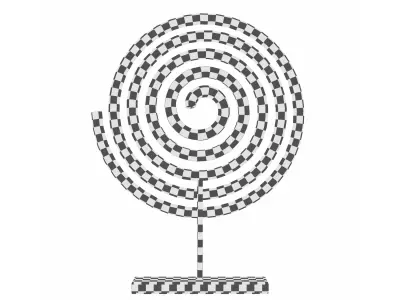 Abstract sculpture AS-008 3D model