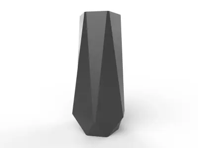 Vase 01  Low-poly 3D model