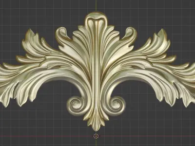 decor central furniture 3D model