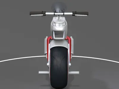 Motorized Unicycle 3D model