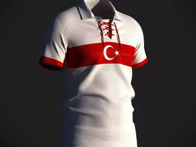 Retro Jersey  template Free 3D model