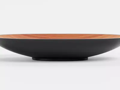 -Bamboo Bowl V4- Low-poly 3D model