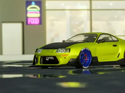 Supra MKIV Custom Bodykit 3D model