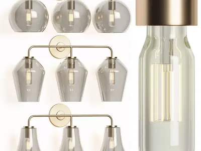 Crate and barrel Arren Wall Sconce 3D model