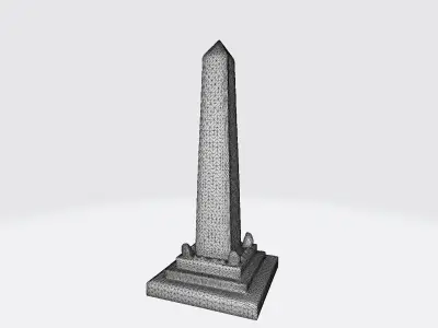 3d Render Awesome Amethyst Purple Tower Crystals 3D model