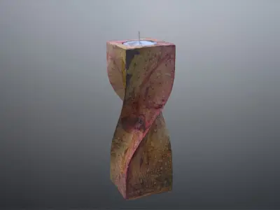 Candle Low-poly 3D model