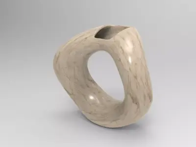 Rous Vase Low-poly 3D model