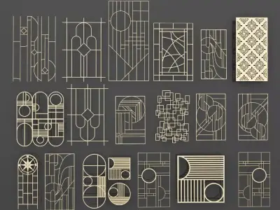 CNC Decorative Panel  3D model