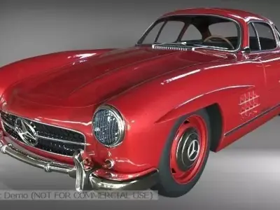 Mercedes 300sl 3D model