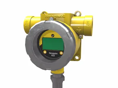 Honeywell Sensepoint XCD RFD Transmitter Low Poly  Low-poly 3D model