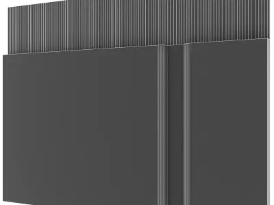 headboard wall panel 17 Free 3D model